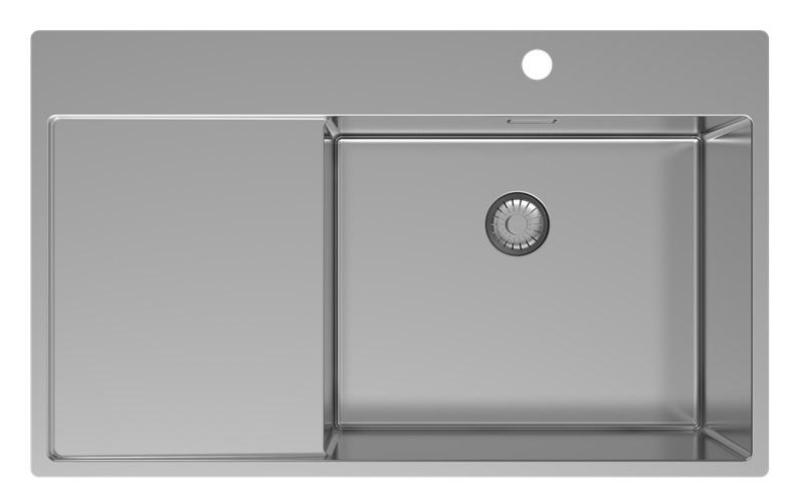 Pure.Sink Exclusivo RST tiskiallas ja kuivausalue 86x52 cm Tapwing oikealla PEX5086RT-02