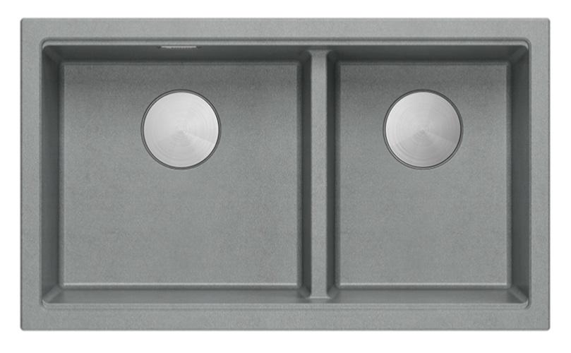 Quadri Newport II Tuplakivi Harmaa Yläasennettava Pesuallas 76x45 cm RST-tulpalla 1208971370 - Productafbeelding