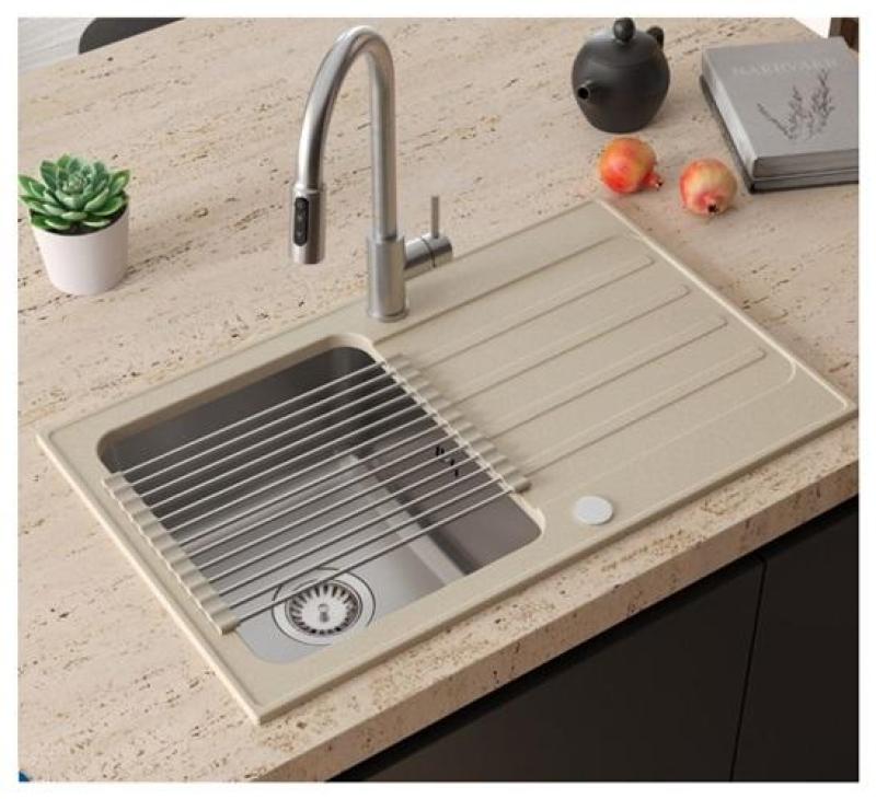 Quadri Viora Keittiöhana RST 3-tie lisäliittimellä suodatettua vettä varten 1208971404