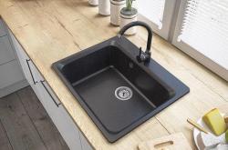 Graniteland Vastone Graniittiallas 619x522 mm Arduiini-kivilook Pinta-asennus hanareiällä ja ruostumattomasta teräksestä valmistettu tulppa 1208971442