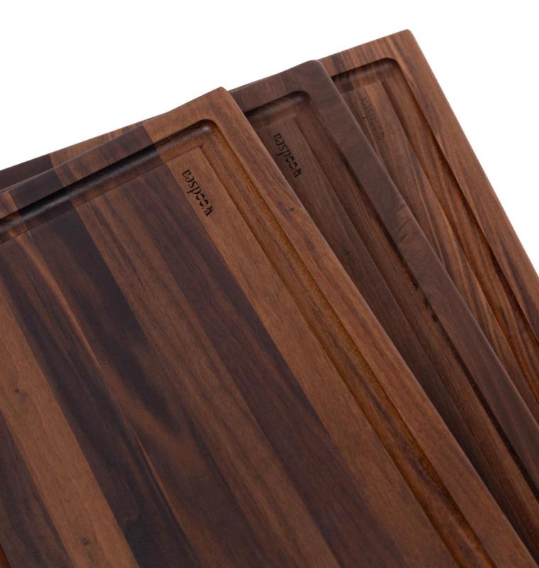 Woodsea Butcher Groove M - Pähkinäpuinen leikkuulauta mehukourulla 50x38 cm 1208971535