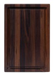 Woodsea Butcher Groove L - Saksanpähkinäpuinen leikkuulauta, jossa on mehukouru 60x45 cm 1208971536