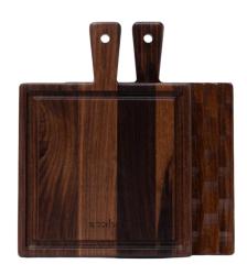 Woodsea Dunes Walnut S - Pähkinäpuinen Dunes Leikkuulauta 27x20 cm 1208971547