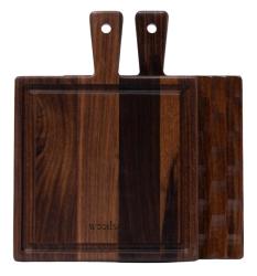 Woodsea Dunes Walnut M - Saksanpähkinäpuinen Dunes Leikkuulauta 34x26 cm 1208971548