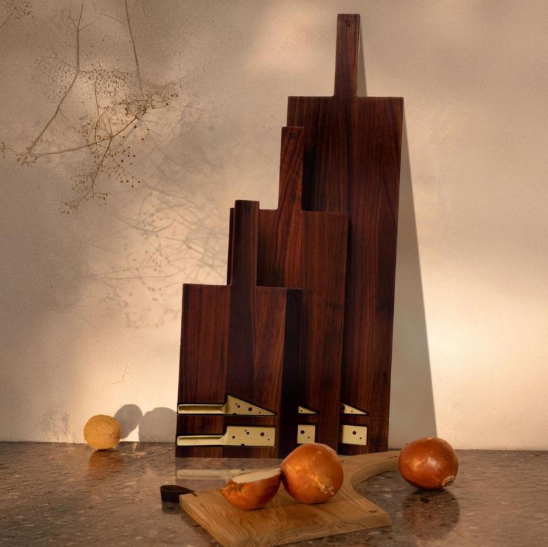 Woodsea Juusto Saksanpähkinä M - Saksanpähkinäpuinen Juustolauta 55x20cm 1208971559