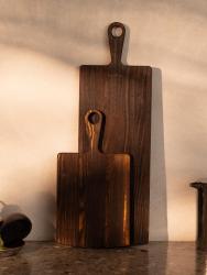 Woodsea Pine Burned M - Mäntyinen leikkuulauta 20x62 cm 1208971576