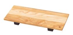 Woodsea Sushi S- Tammipuinen sushi-lauta jalustoilla, jotka on tehty pähkinäpuusta 30x12 cm 1208971584