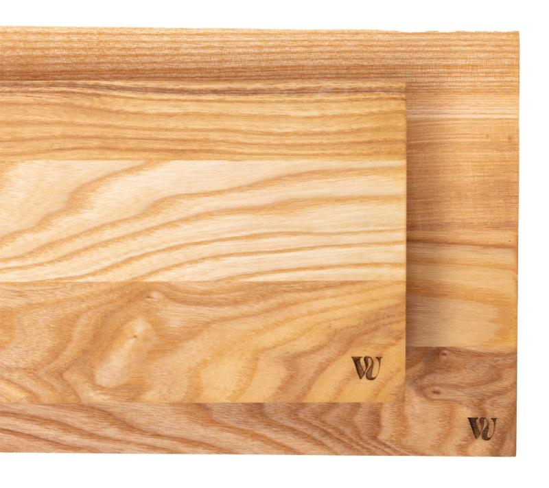 Woodsea Sushi M - Jalavanpuinen sushilauta pähkinäpuun jaloilla 30x17 cm 1208971585