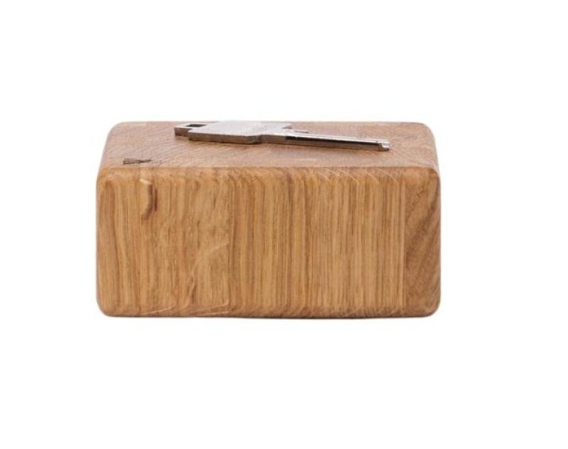 Woodsea End Grain Oak - Tammenpuinen avainkotelo 9x9 cm 1208971600
