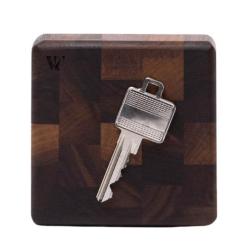 Woodsea End Grain Walnut - Pähkinäpuinen avainkotelo 9x9 cm 1208971601