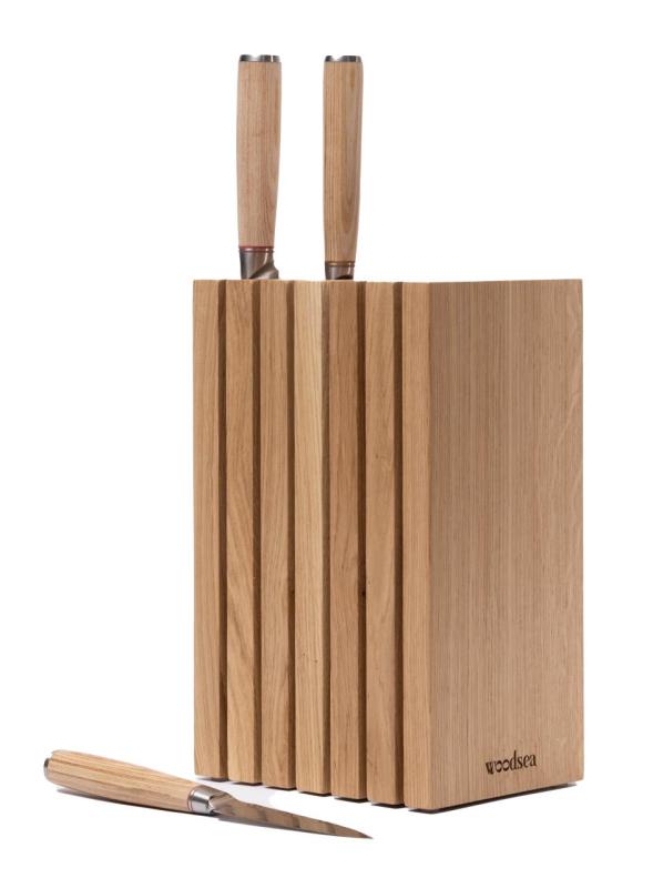 Woodsea Block Oak M - Tammipuinen Veitsiteline 17x12 cm 1208971610