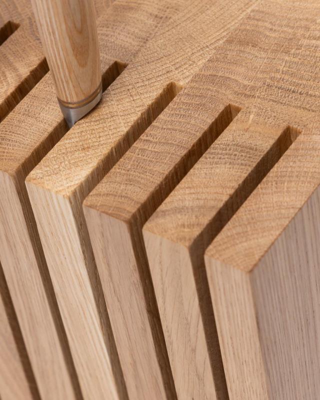 Woodsea Block Oak S - Tammenpuinen Veitsenpidin Lohko 13x8 cm 1208971617