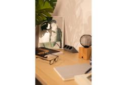 Huonekalupistorasia SOFITO, 2xSCHUKO, USB A+C, kaapeli 1,5 m, harmaa flokki