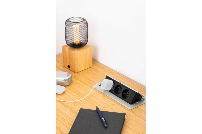 SOFT ulosvedettävä pistorasia, virtajohto 1,5 m