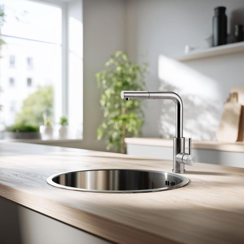 Pure.Sink Rondo RVS Pyöreä Allas tason alle asennus, alapuolinen asennus ja päälle asennus 38 cm PRN38-02