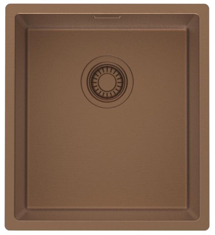 Pure.Sink Luxion Copper sink 36x40 cm undermount, flush mount, and top mount PLX3640-62