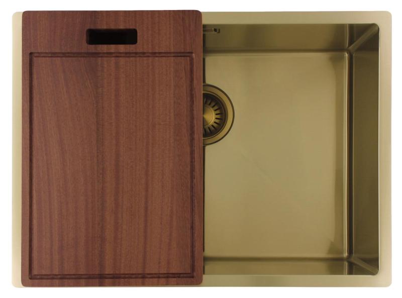 Pure.Sink Luxion Kultaiset pesualtaat 55x40 cm, alakaapin alle asennettavat, tasoon asennettavat ja päälle asennettavat PLX5540-60