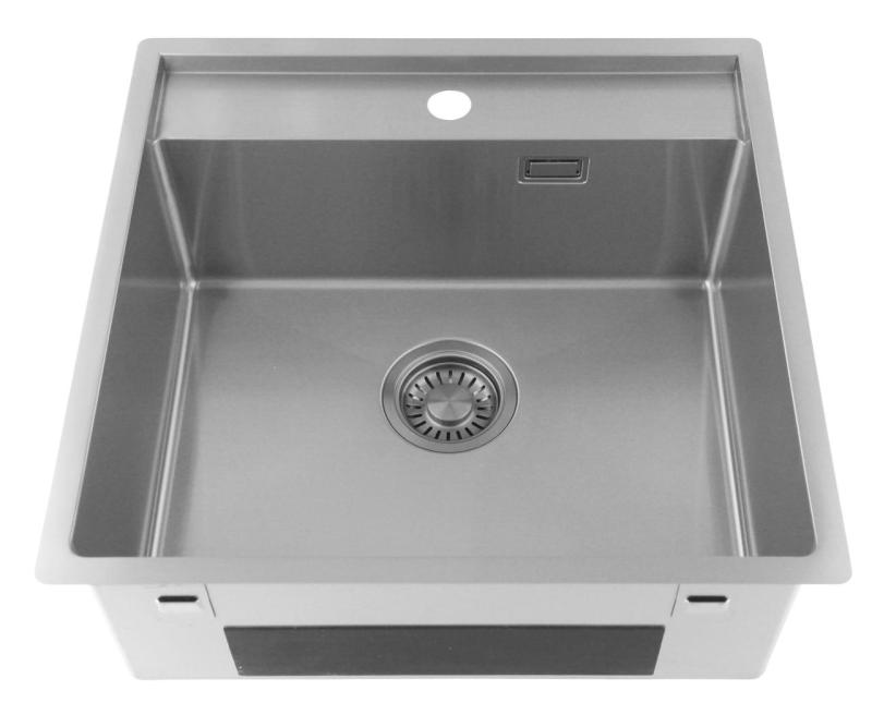 Pure.Sink Luxion Ruostumaton teräsallas 51x50 cm Tapwing, hanankorkeus PLX5150T-02