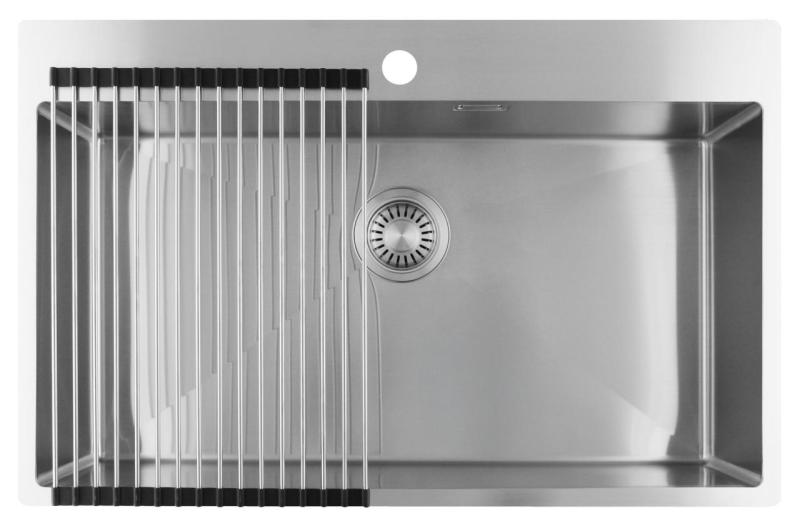 Pure.Sink Luxion Suuri ruostumaton teräsallas 78x50 cm Tapwing hanankannattimella PLX7850T-02