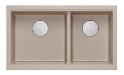 Quadri Newport II Kaksoisvaalea Graniitti Päällekkäissyväallas 76x45 cm RST-tulpalla 1208971754