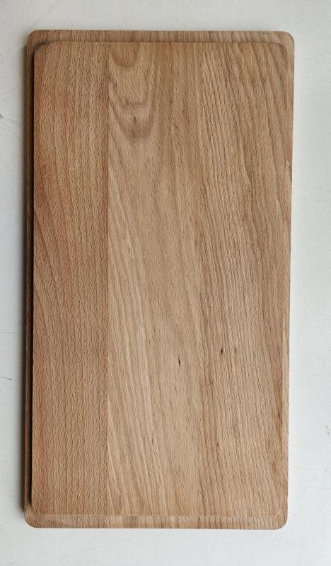 Granitemy Beechwood cutting board for on a sink 402mm x214mm 1208971830