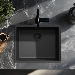 Ausmann Fibre -musta tiskiallas 50x40cm alapuolella, päälle ja tasolla, automaattinen musta pistoke 1208971856