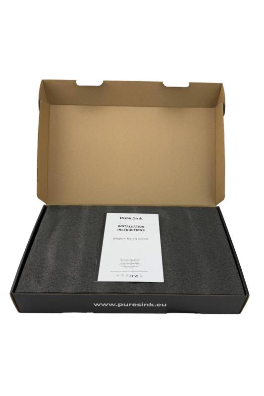 Pure.Sink Elite Steel Spark-S keittiöhana PVD-kupari vedettävällä juoksuputkella PS8041-62