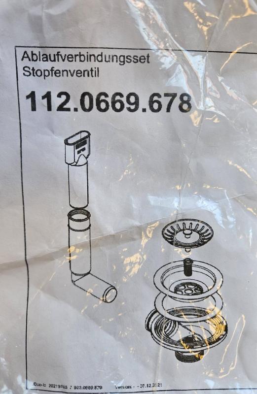 Franke ruostumaton teräs viemärisetti Sirius, 1 alta, 1 keskimmäinen ylivuoto 112.0669.678