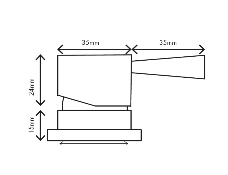 MURO TUA 2-reikäinen pesuallashana kromi, kulmainen ulostulo 1208972108