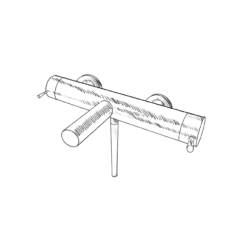 MURO TUA kylpyammehanan käsisuihkusetti kromi M1.B2.CR