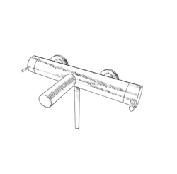 MURO TUA kylpyhuoneen termostaatti käsisuihkusetillä, kromi M1.B2TH.CR