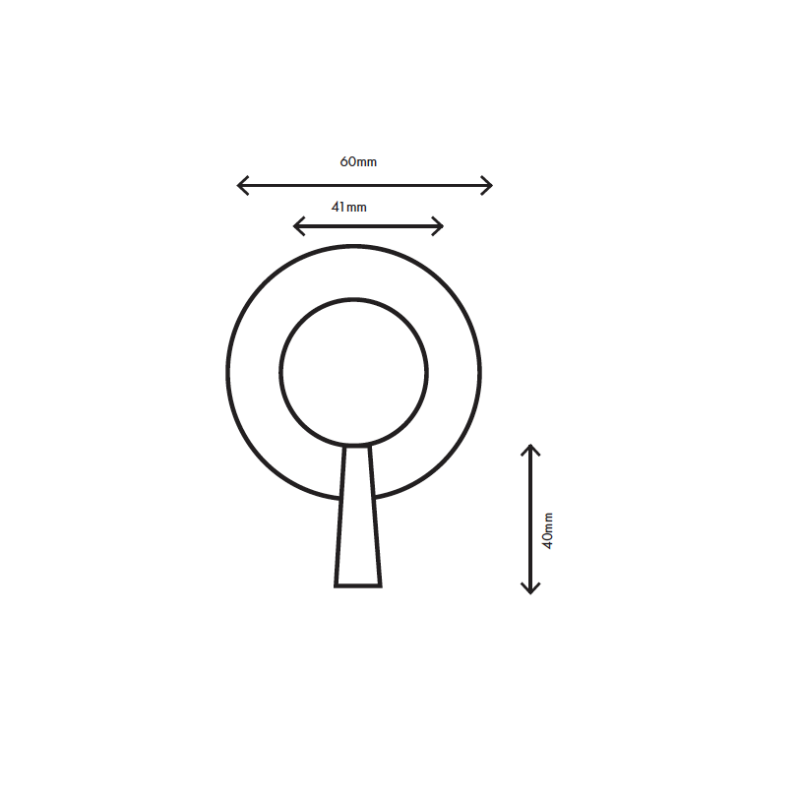 MURO TUA upotettava 2-tie-muunnin kromi M1.B32.2.CR
