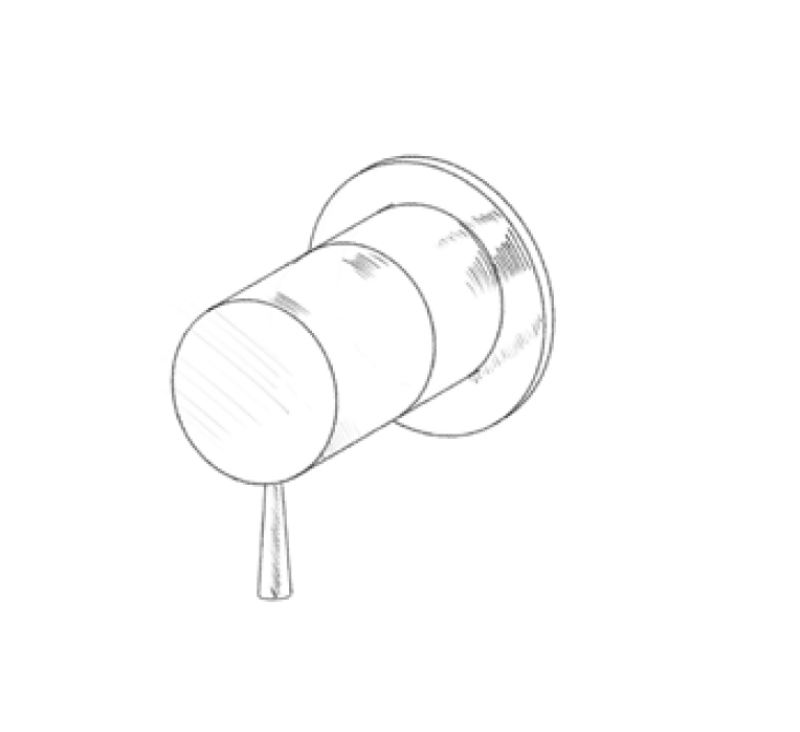 MURO TUA upotettava 2-tie-muunnin kromi M1.B32.2.CR