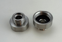 Pure.Sink Jatkonippa ruostumaton teräs, ulkomitta 3/8 (uros) – sisämitta 1/2 (naaras) 2 kpl:n sarja PS3812-00