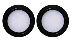 Indux Luma pieni sisäänrakennettu keittiö LED-spot-sarja 2 spotia LED-ohjaimella Musta 1208972323