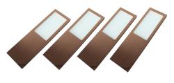 Indux Solin Keittiön asennettava Multi Tone LED -sarja 4 kohdevaloa x 3,6 W kupari 1208972350