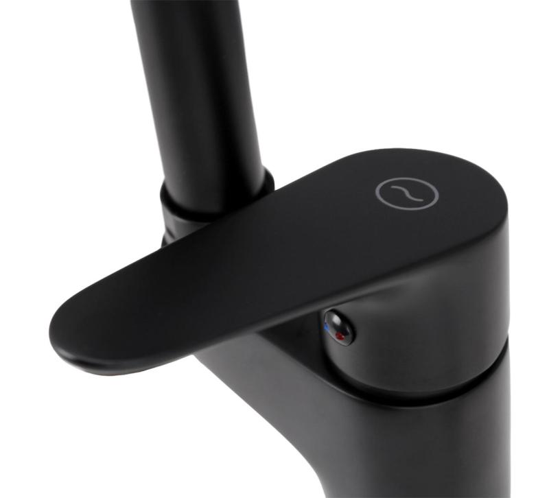 Aquanello Casa Keittiöhanat Musta, yläkahvalla BL-1202-CS