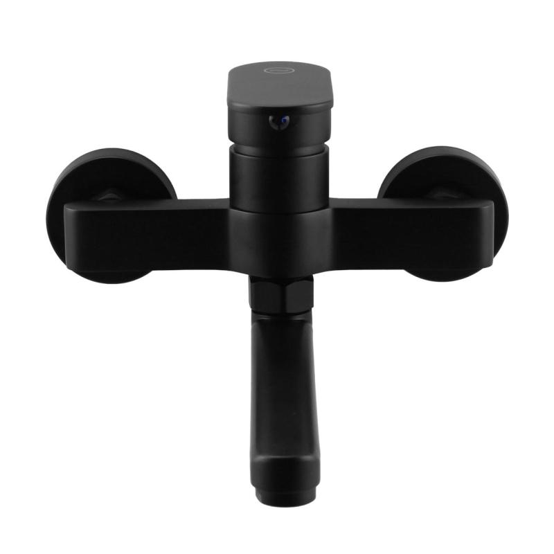 Aquanello Casa Yhden vivun keittiön seinähana, musta, ulostulo 25 cm BL-1425-CS