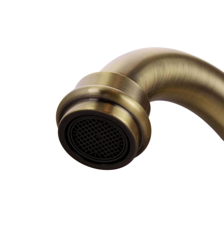 Aquanello Heritage Ascot Klassinen keittiö Nostalginen keittiöhanat Pronssi, kulmainen suutin BN-4002-HA