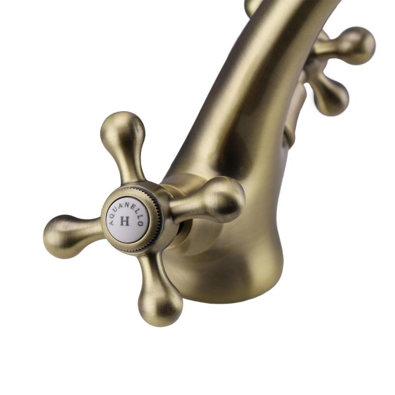 Aquanello Heritage Ascot Klassinen nostalginen pesuallashana, pronssi BN-4101-HA