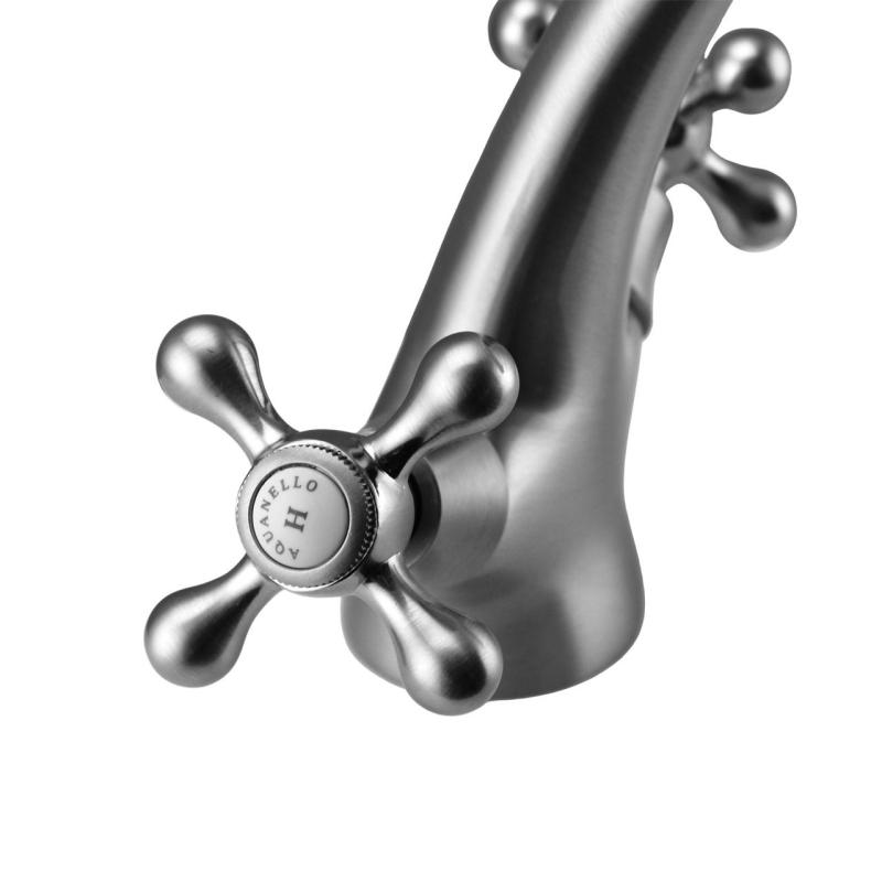 Aquanello Heritage Ascot Klassinen nostalginen pesuallashana ruostumaton teräs NB-4101-HA