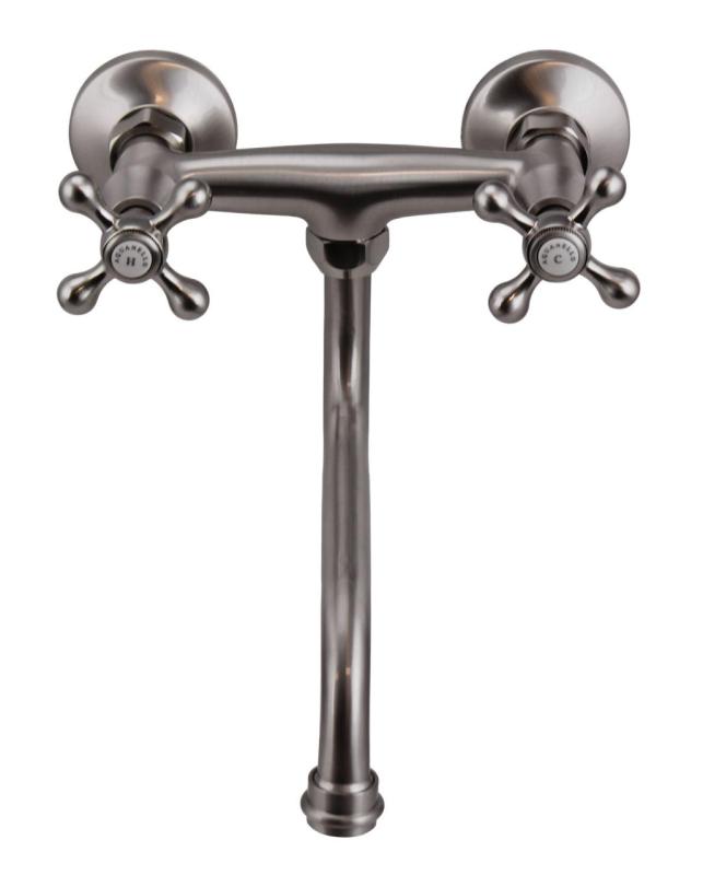 Aquanello Heritage Ascot Klassinen keittiön seinähana, ruostumaton teräs NB-4111-HA