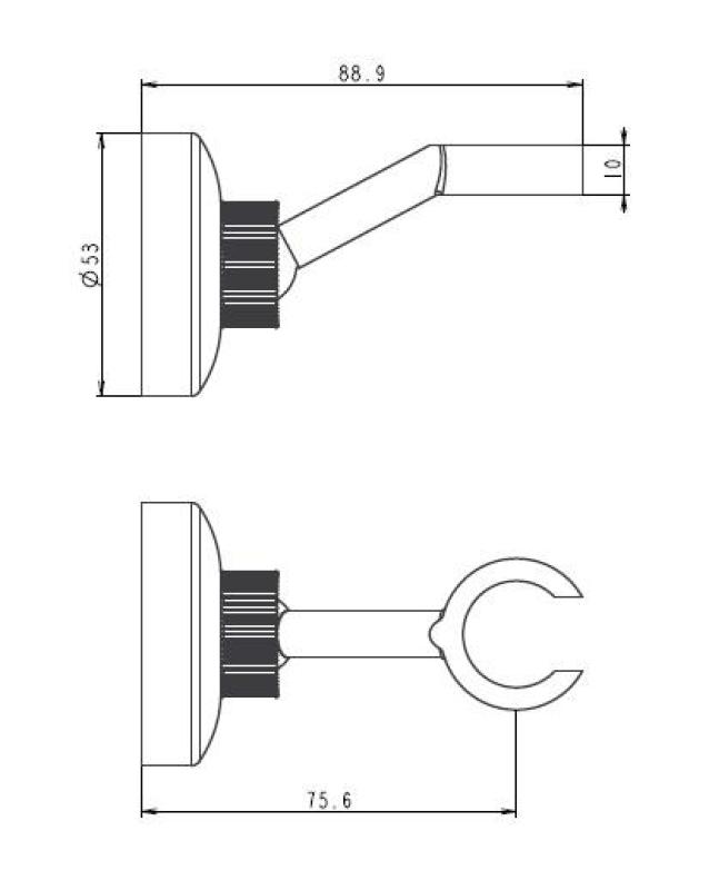 Aquanello Heritage Collection Klassinen käsisuihkuholderi kromi CR-9003-HC