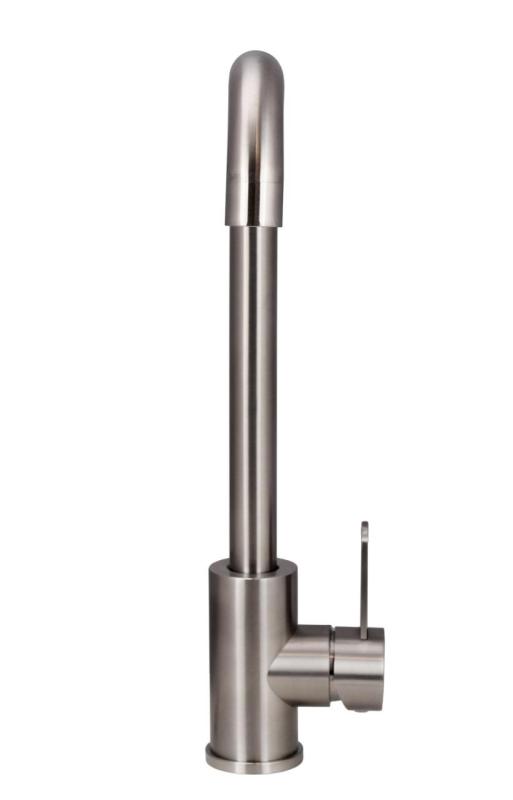 Aquanello Forma Massiivinen ruostumattomasta teräksestä valmistettu yksivipuinen keittiöhanan SS-1001-FM