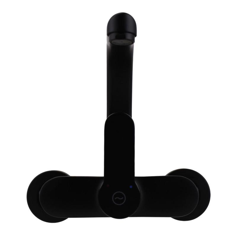 Aquanello Casa Keittiön seinähana  ylhäältä ulosvirtaavalla suuttimella, musta BL-1003-CS