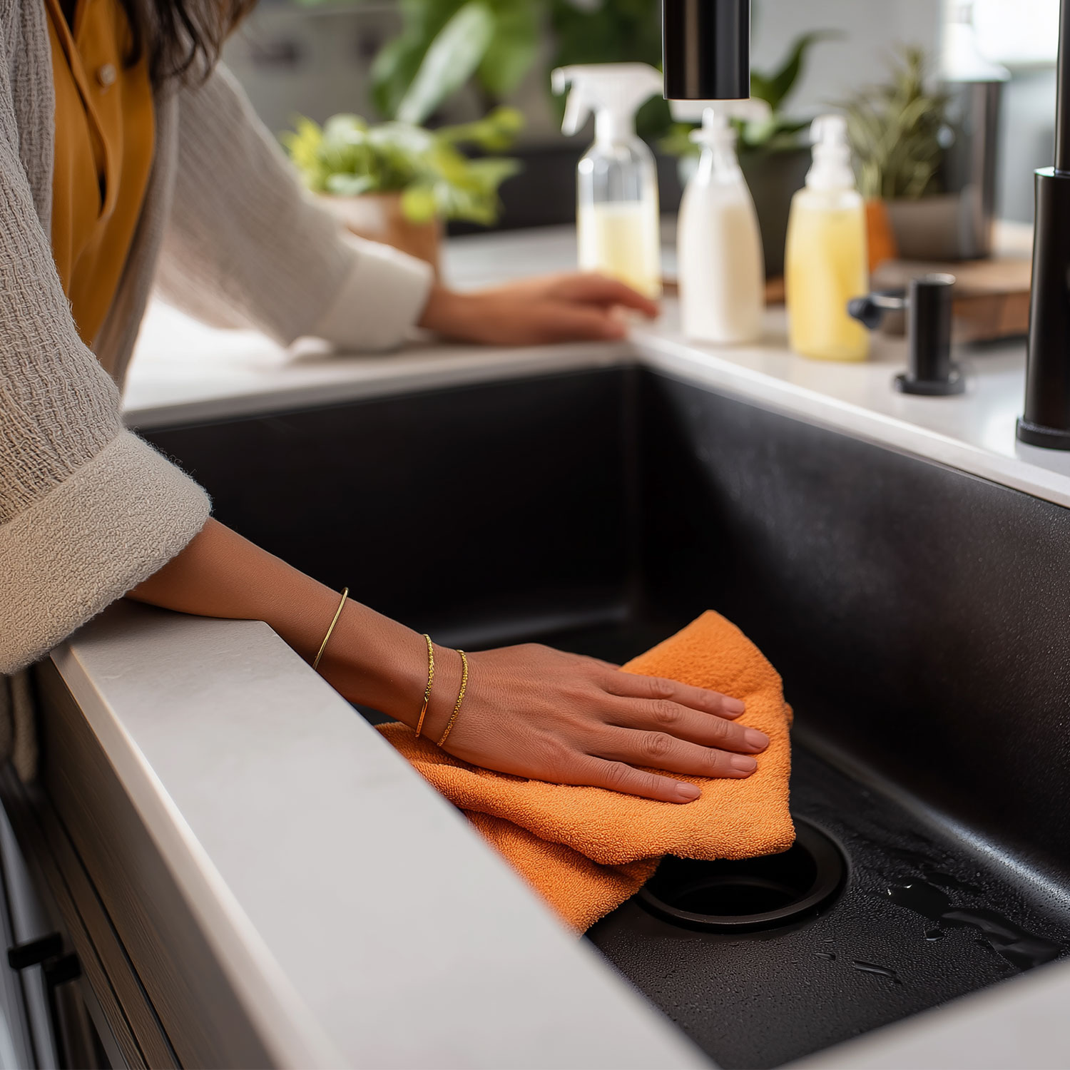 Kuinka puhdistaa musta allas?